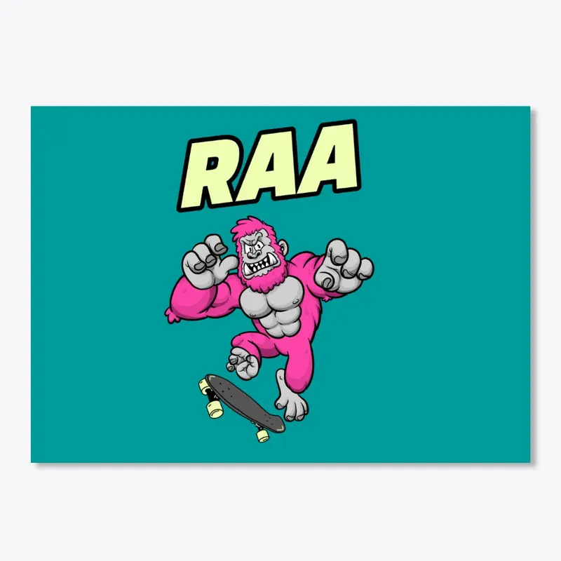 RAA Kickflip Gorilla!